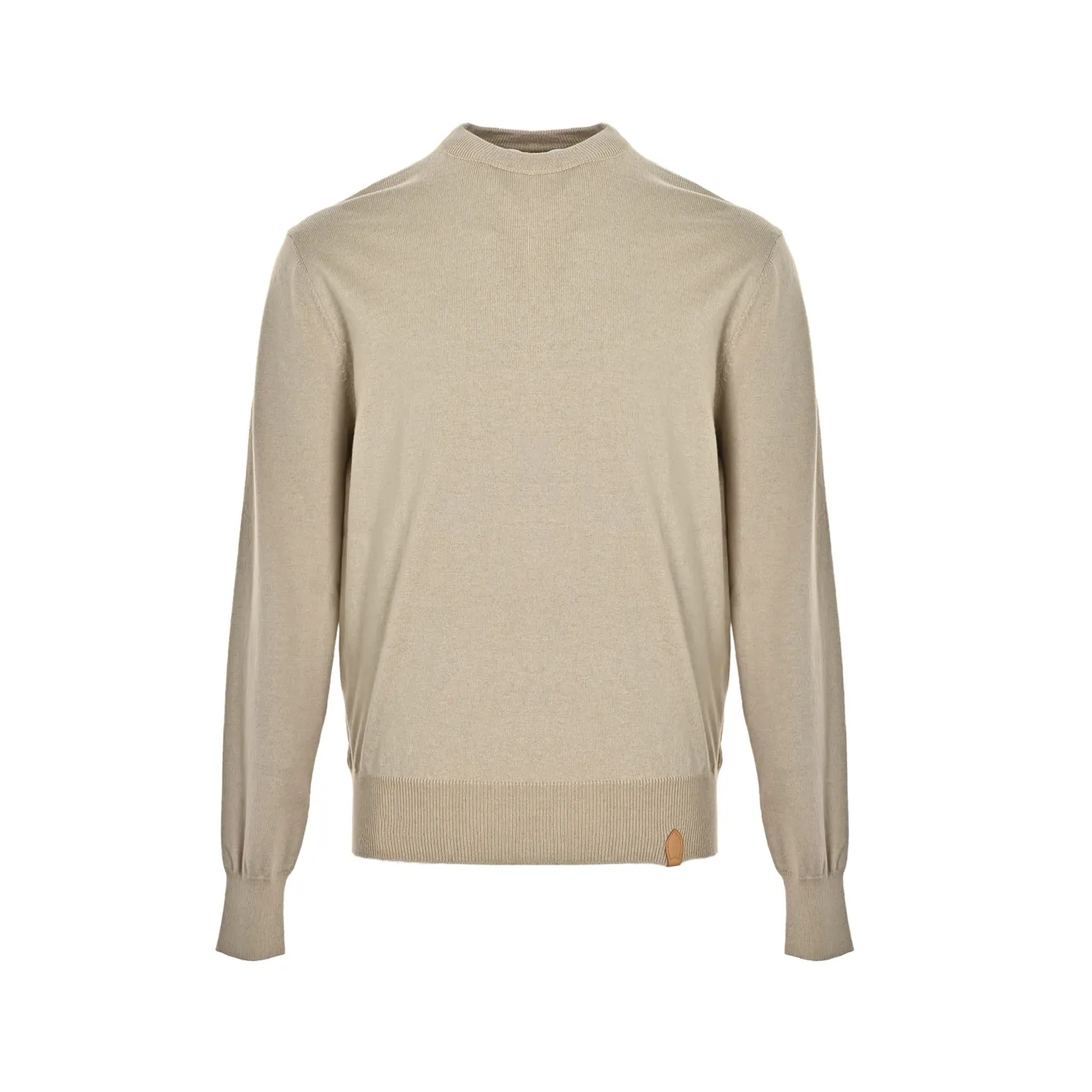 Louis Vuitton/Louis Vuitton embroidered leather label knitted sweater
